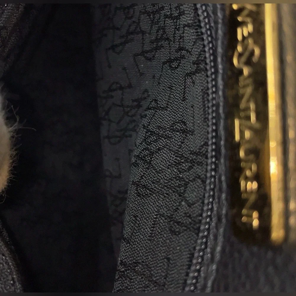 YVES SAINT LAURENT Vintage Top Handle/ Clutch Bag